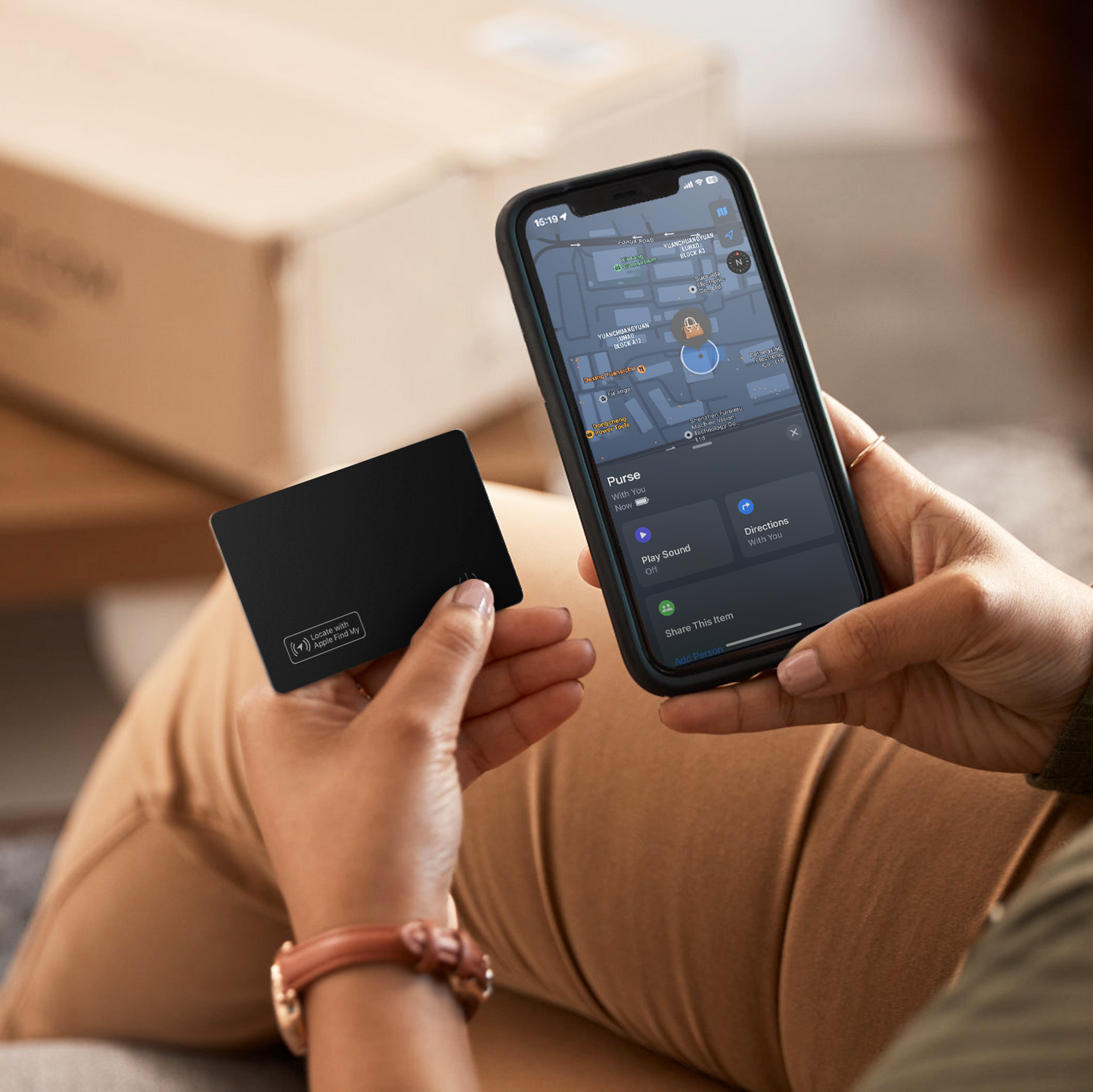 GW Premium | Smart Card Tracker Finder with GPS
